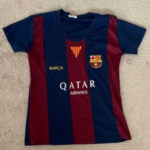 Barcelona t-shirt, Red and blue